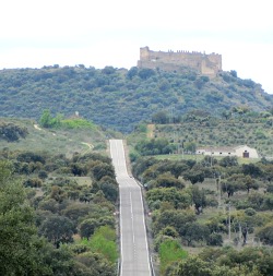 Empty road in rural spain