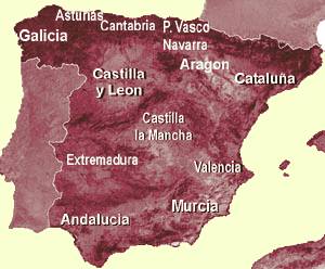 Regions of Spain